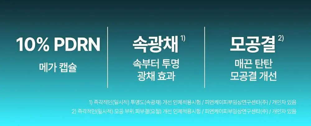 [중요한날하루전] 웰라쥬 하이퍼 PDRN 원데이키트 캡슐 앰플 1개입 상세페이지 2